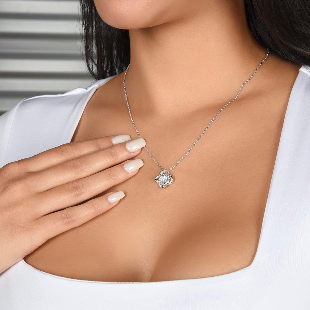 My Best Friend - My Chosen Family - Love Knot Necklace