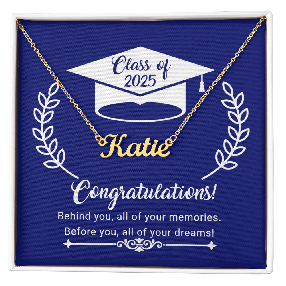 Class of 2025 - Custom Name Necklace