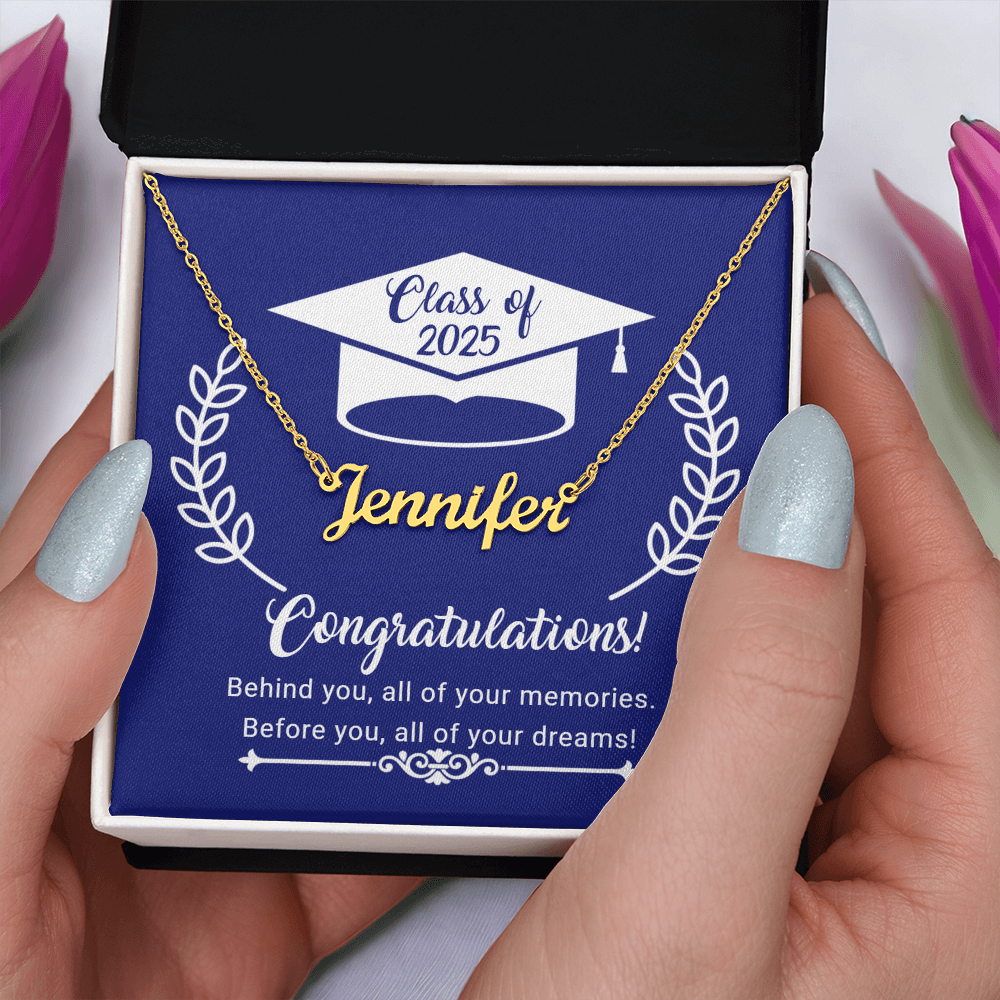 Class of 2025 - Custom Name Necklace