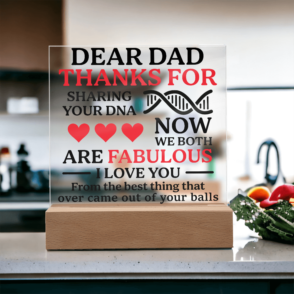 Dear Dad, Fabulous Gift