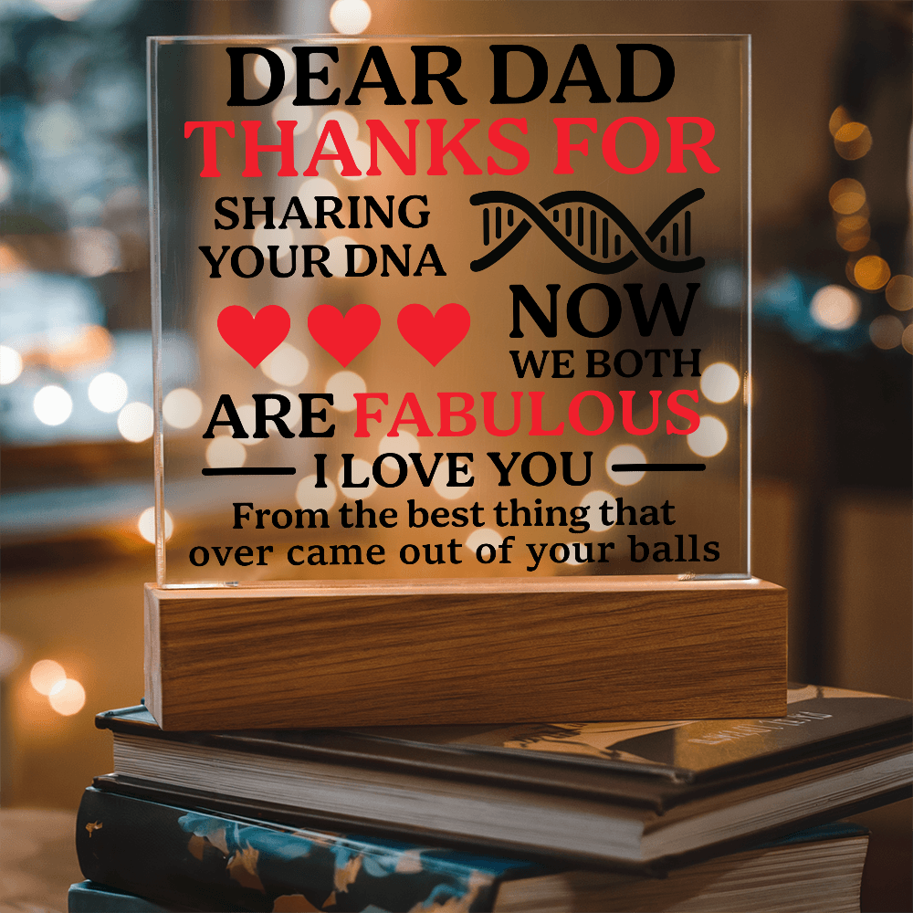 Dear Dad, Fabulous Gift