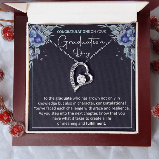 Congratulations On Your Graduation Day - Forever Love Necklace