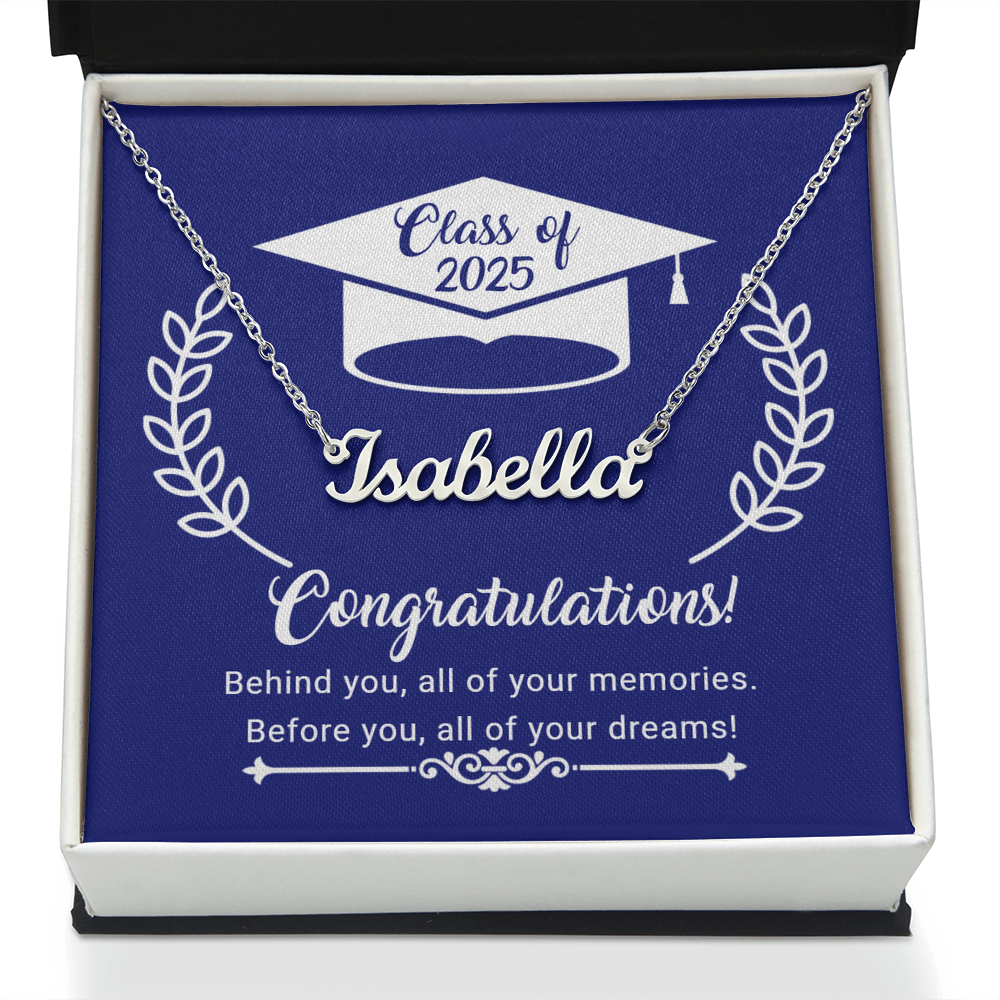 Class of 2025 - Custom Name Necklace