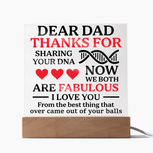 Dear Dad, Fabulous Gift