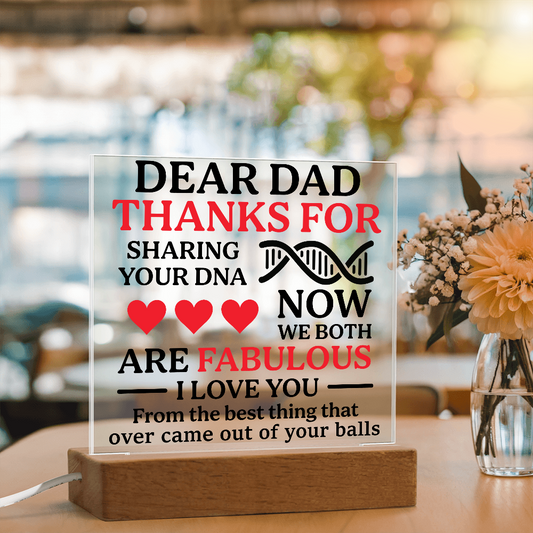 Dear Dad, Fabulous Gift
