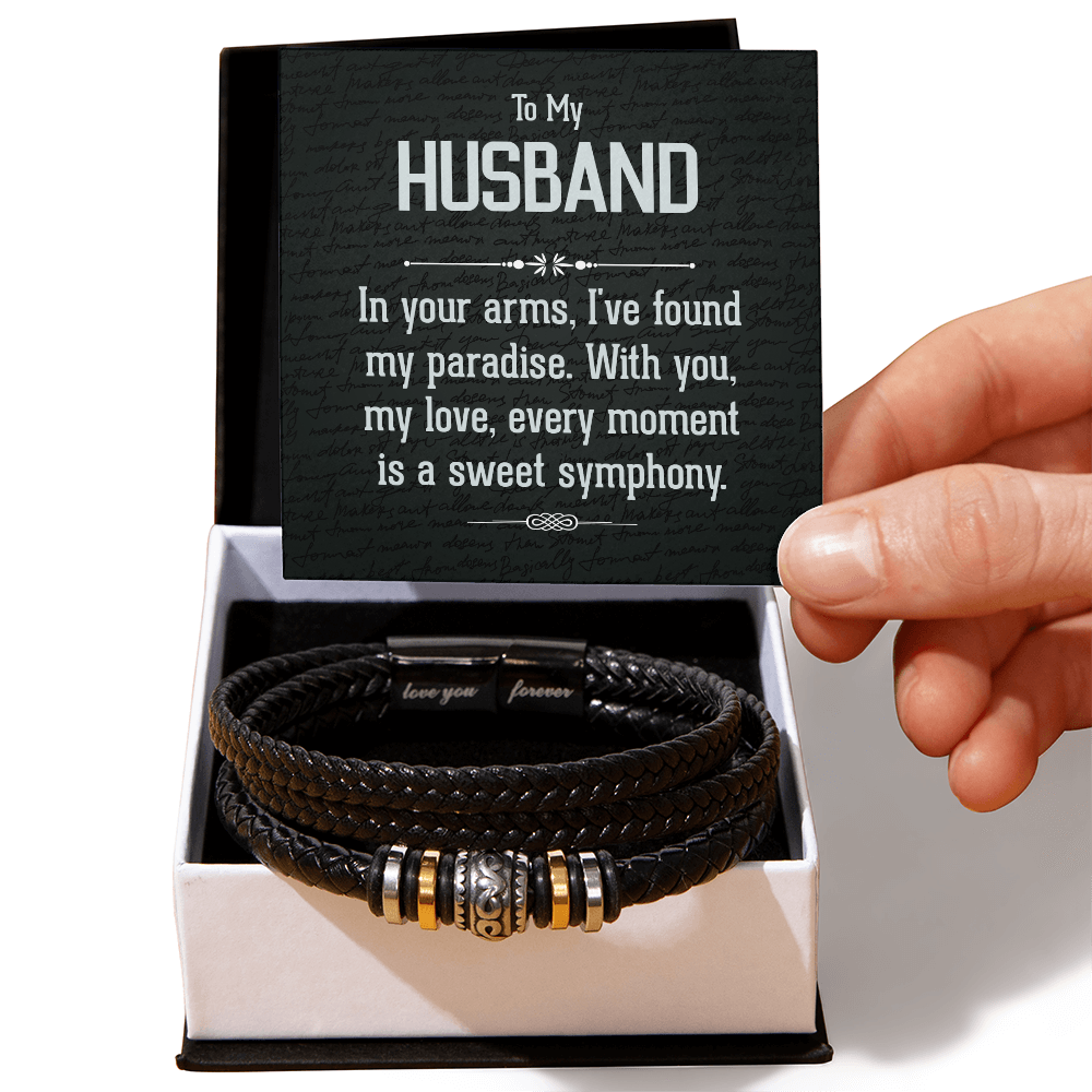 To My Husband - Love You Forever Bracelet