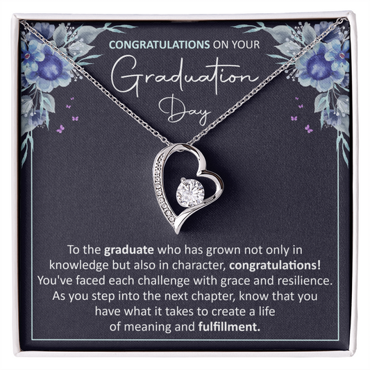 Congratulations On Your Graduation Day - Forever Love Necklace