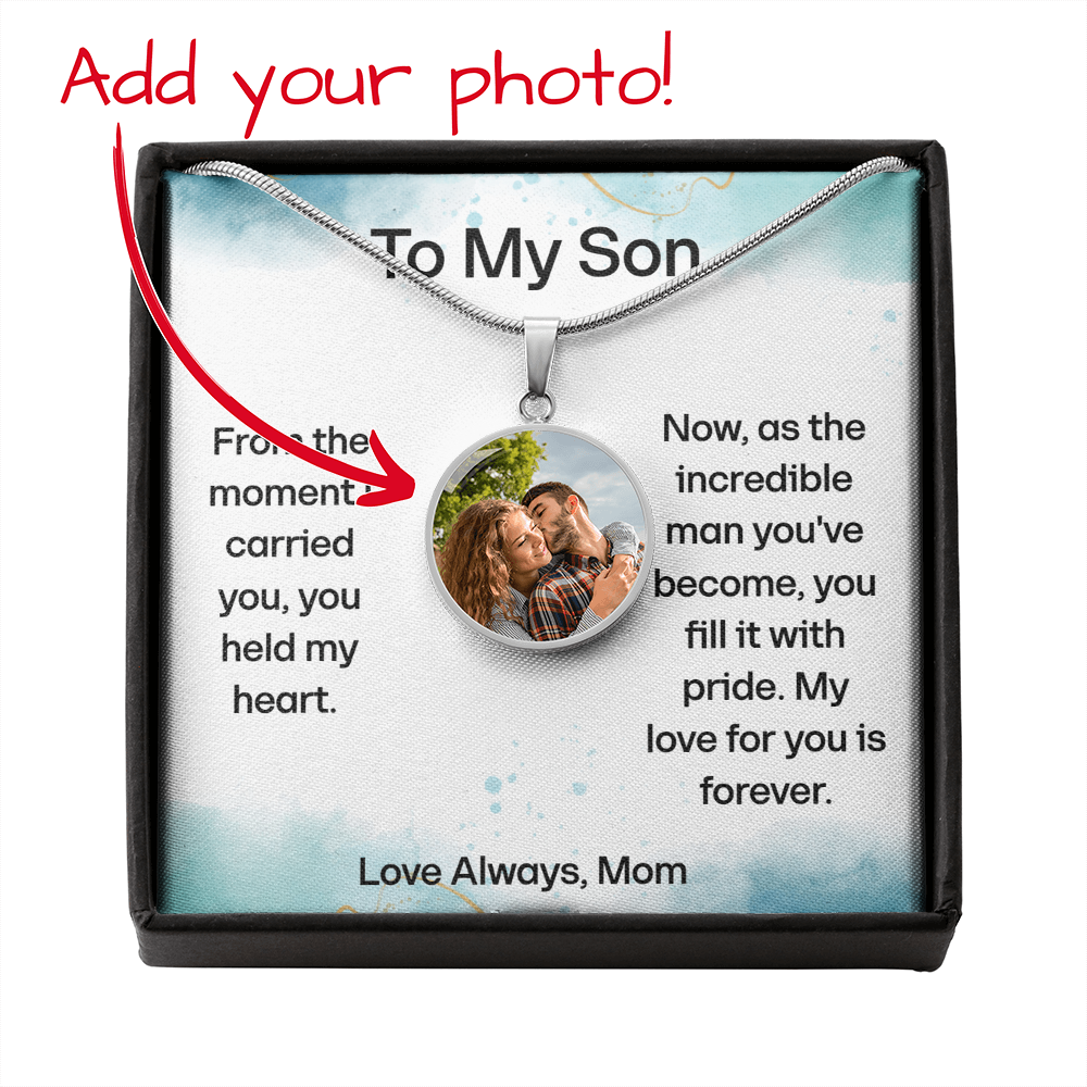 To My Son - Buyer Uploaded Necklace - Love Mom